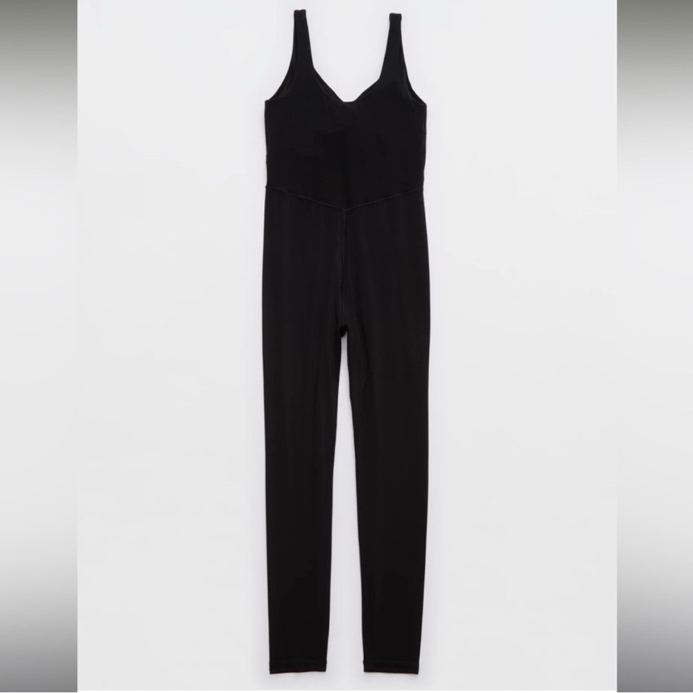 OFFLINE by Aerie Real Me Lowkey Black Legging Bodysuit - Picture 4 of 10